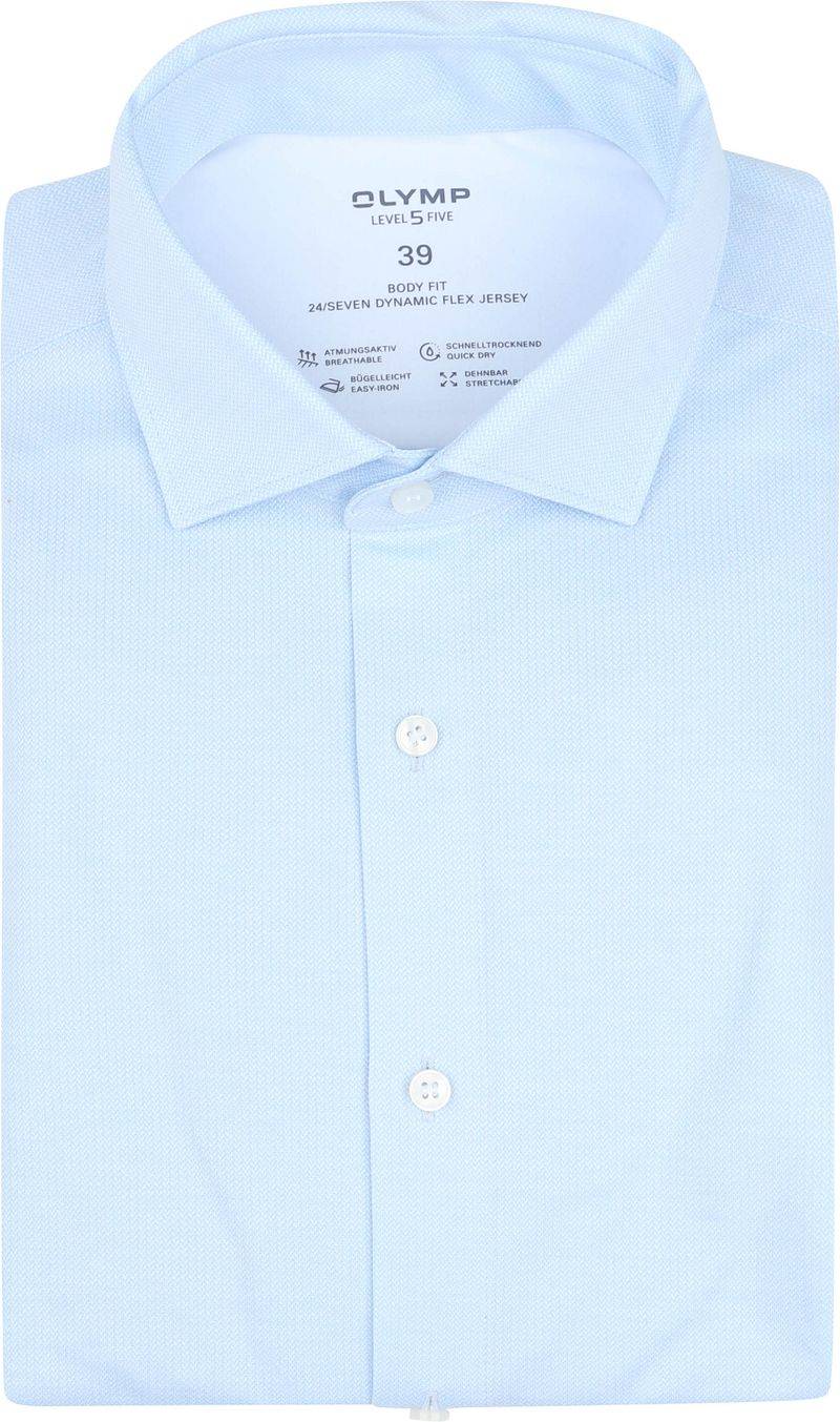 OLYMP Hemd Level 5 24/Seven Hellblau  - Größe 42 von Olymp