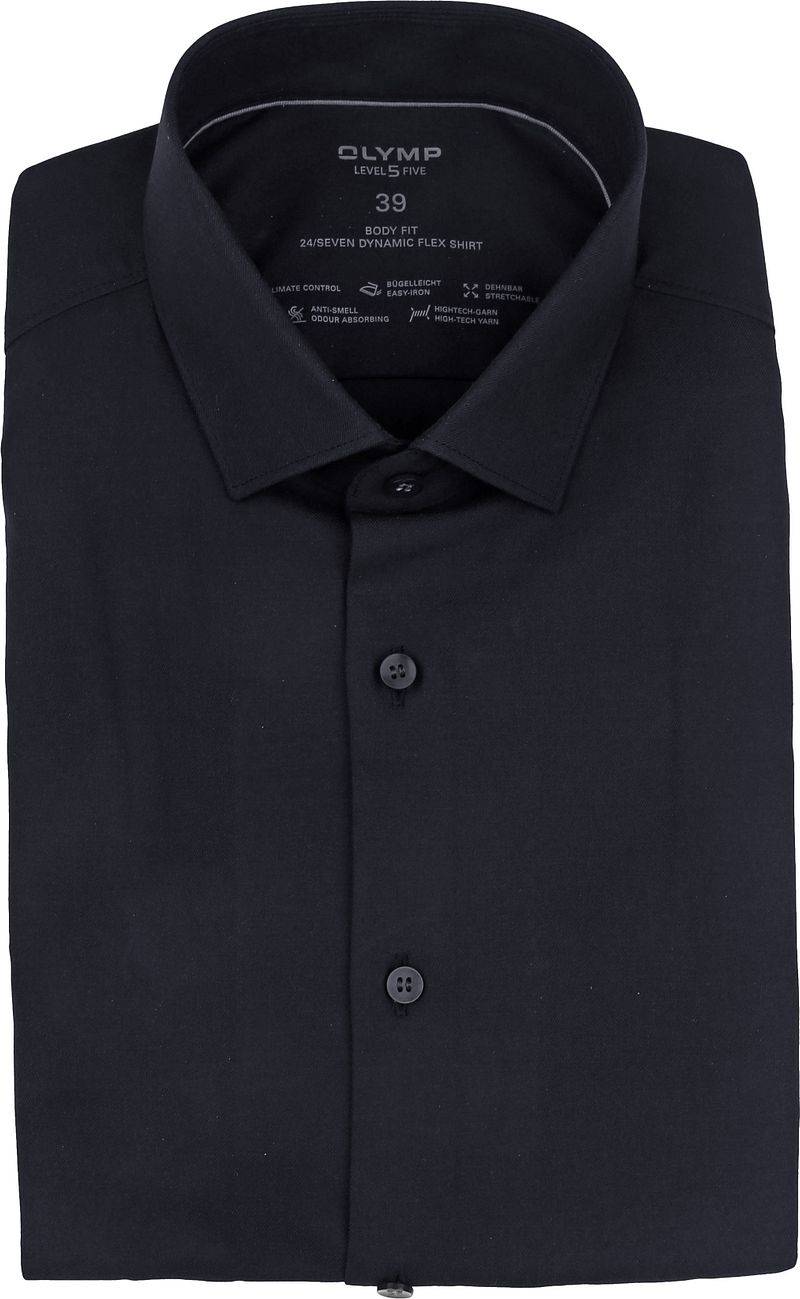 OLYMP Hemd Level 5 24/Seven Navy - Größe 38 von Olymp