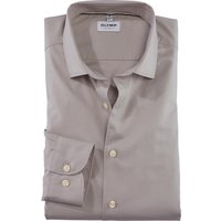 OLYMP Herren Hemd beige Baumwolle von Olymp