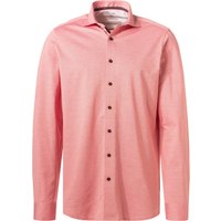 OLYMP Herren Hemd rosa Jersey meliert von Olymp