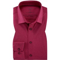 OLYMP Herren Hemd rosa Jersey von Olymp