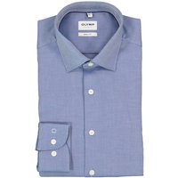OLYMP Herren Hemd blau Baumwoll-Stretch von Olymp