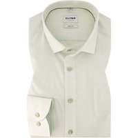OLYMP Herren Hemd grau Baumwoll-Stretch von Olymp