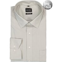 OLYMP Herren Hemd grau meliert Comfort Fit von Olymp