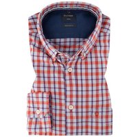 OLYMP Herren Hemd rot Flanell von Olymp