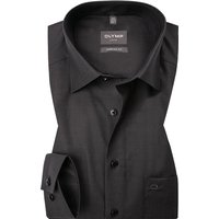 OLYMP Herren Hemd grau Baumwolle von Olymp