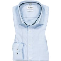 OLYMP Herren Hemd blau kariert von Olymp