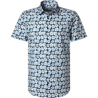 OLYMP Herren Kurzarmhemd blau geblümt OLYMP Herren Kurzarmhemd blau geblümt von Olymp