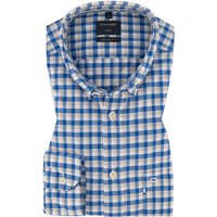 OLYMP Herren Casual Hemd blau kariert von Olymp