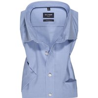 OLYMP Herren Kurzarmhemd blau Baumwolle OLYMP Herren Kurzarmhemd blau Baumwolle von Olymp