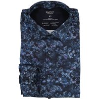 OLYMP Herren Hemden blau Jersey von Olymp