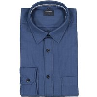 OLYMP Herren Hemd blau Baumwolle von Olymp