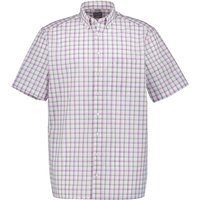 OLYMP Herren Kurzarmhemd rosa kariert Comfort Fit OLYMP Herren Kurzarmhemd rosa kariert Comfort Fit von Olymp
