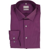 OLYMP Herren Hemd violett Comfort Fit von Olymp
