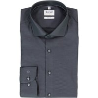 OLYMP Herren Hemd grau Baumwoll-Stretch von Olymp