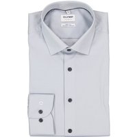 OLYMP Herren Hemd grau Baumwolle von Olymp