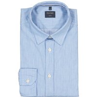 OLYMP Herren Hemd blau Baumwolle von Olymp