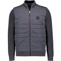 OLYMP Herren Hybrid Jacke grau unifarben von Olymp