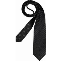 OLYMP Herren Krawatte schwarz Seide gemustert von Olymp