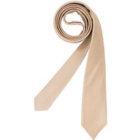 OLYMP Herren Krawatte beige unifarben von Olymp