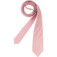 OLYMP Herren Krawatte rosa unifarben von Olymp