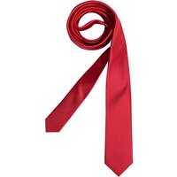 OLYMP Herren Krawatten rot Seide unifarben von Olymp