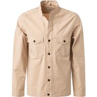 OLYMP Herren Overshirt beige Baumwoll-Stretch von Olymp