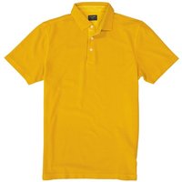 OLYMP Herren Polo-Shirt gelb Baumwoll-Piqué von Olymp