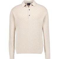 OLYMP Herren Pullover beige Baumwolle unifarben von Olymp