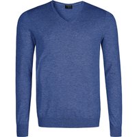 OLYMP Herren Pullover blau unifarben von Olymp