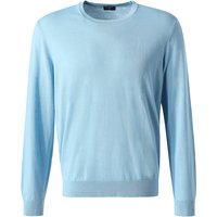 OLYMP Herren Pullover blau Merinowolle unifarben von Olymp