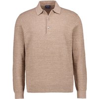 OLYMP Herren Pullover braun unifarben von Olymp