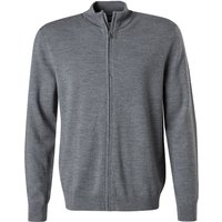 OLYMP Herren Cardigan grau unifarben von Olymp