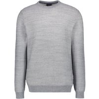 OLYMP Herren Pullover grau Baumwolle unifarben von Olymp