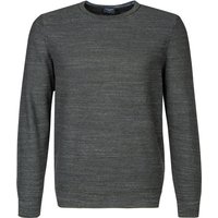 OLYMP Herren Pullover grün Baumwolle unifarben von Olymp