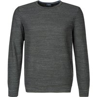 OLYMP Herren Pullover grün Baumwolle unifarben von Olymp