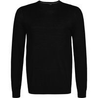 OLYMP Herren Pullover schwarz unifarben von Olymp