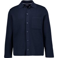 OLYMP Herren Pullover blau unifarben von Olymp