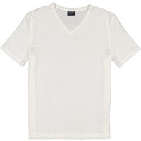 OLYMP Herren T-Shirt weiß Leinen von Olymp