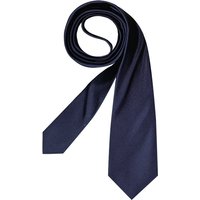 OLYMP Herren Krawatte blau Seide unifarben von Olymp