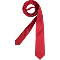 OLYMP Herren Krawatten rot unifarben von Olymp