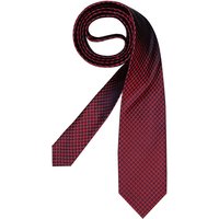 OLYMP Herren Krawatte rot Gemustert von Olymp