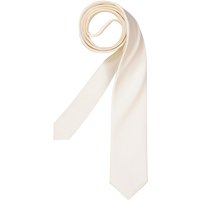 OLYMP Herren Krawatte weiß unifarben von Olymp