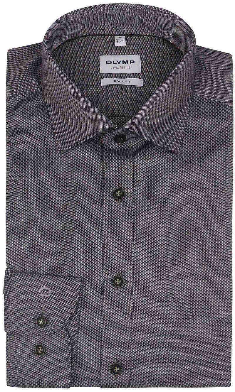 OLYMP Level 5 Hemd Olivgrün - Größe 38 von Olymp