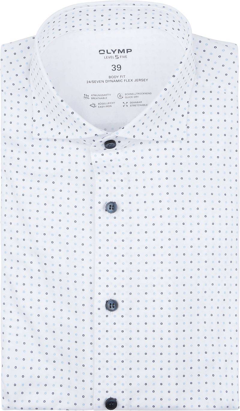 OLYMP Level 5 Hemd Stretch Druck Weiß - Größe 39 OLYMP Level 5 Hemd Stretch Druck Weiß - Größe 39 von Olymp