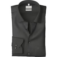 OLYMP Luxor, Comfort Fit, unifarbenes Hemd mit dezenter Struktur in 42 von Olymp