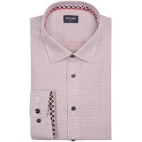 OLYMP Luxor, Modern Fit, Stretch-Hemd mit Strukturmuster von Olymp