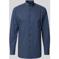 OLYMP Modern Fit Business-Hemd mit Kentkragen in Marine, Größe 42 von Olymp