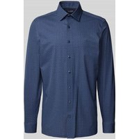 OLYMP Modern Fit Business-Hemd mit Kentkragen in Marine, Größe 42 von Olymp