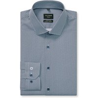 OLYMP No. Six, Super Slim Fit, Stretch-Hemd mit Print, extralang in 42XXL von Olymp